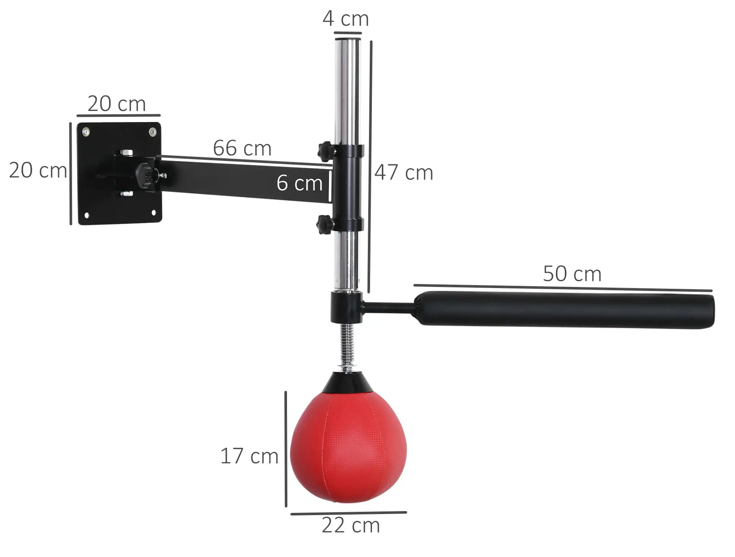 Para de box Homcom A91-197RD (Red) - 6