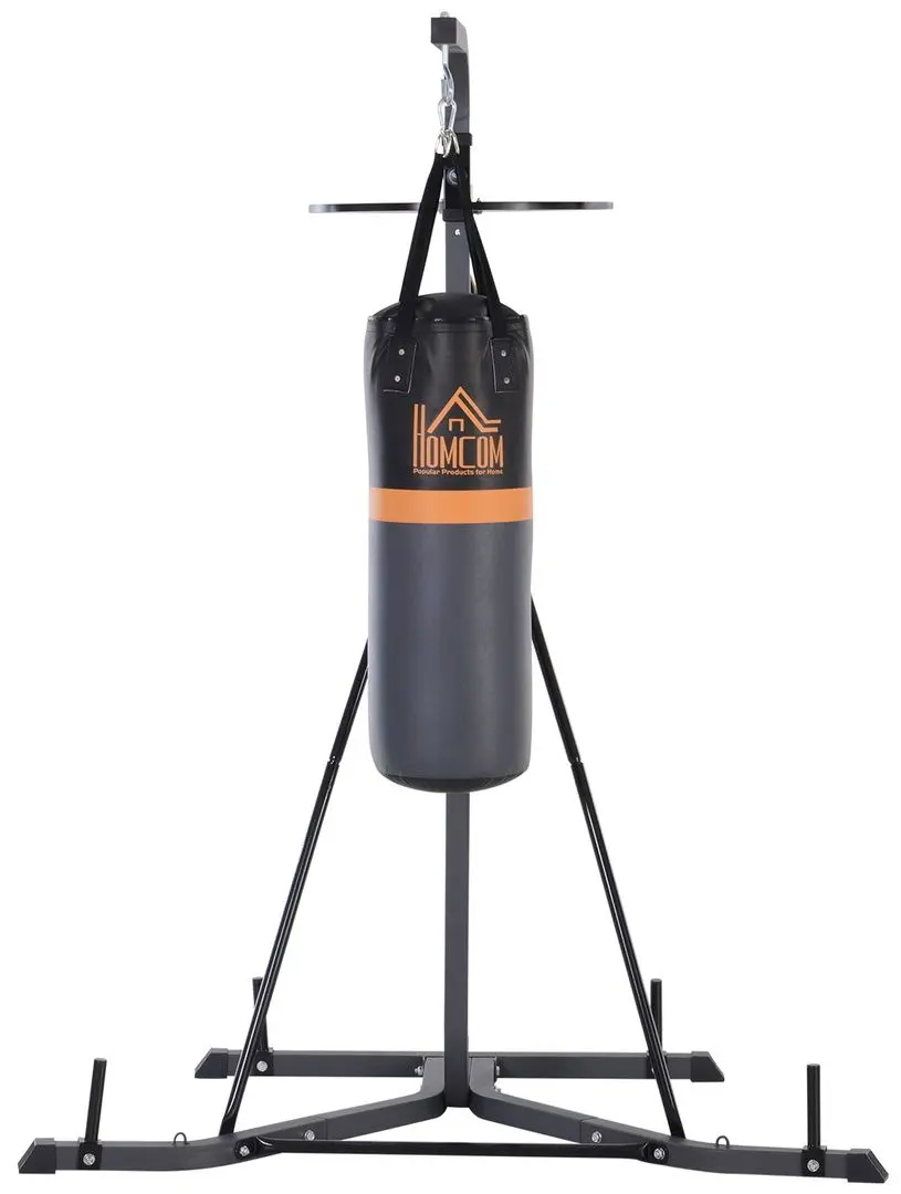 Suport pentru sac si para de box Homcom A91-073 (Grey)