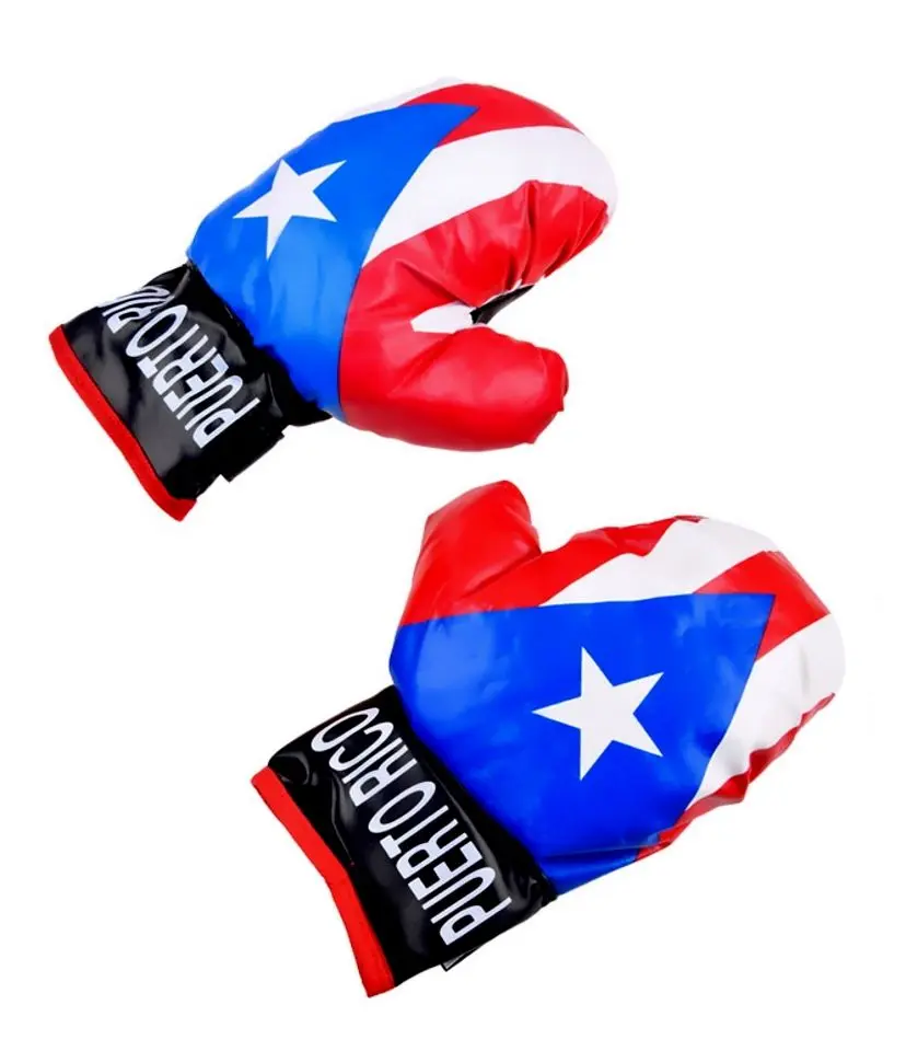 Set de box pentru copii LeanToys Puerto Rico 3716 (Red/Blue)