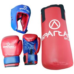 Set de box pentru copii Spartan 1138-S (Red/Blue)