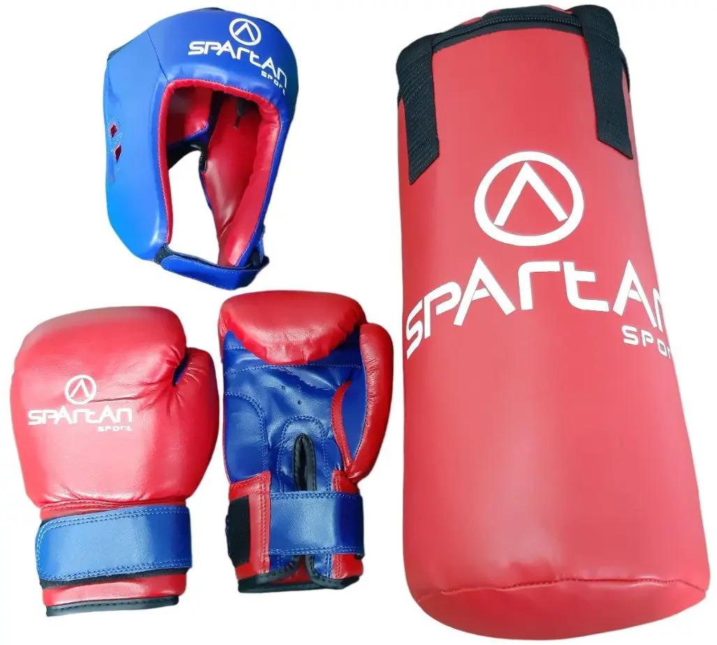 Set de box pentru copii Spartan 1138-S (Red/Blue)