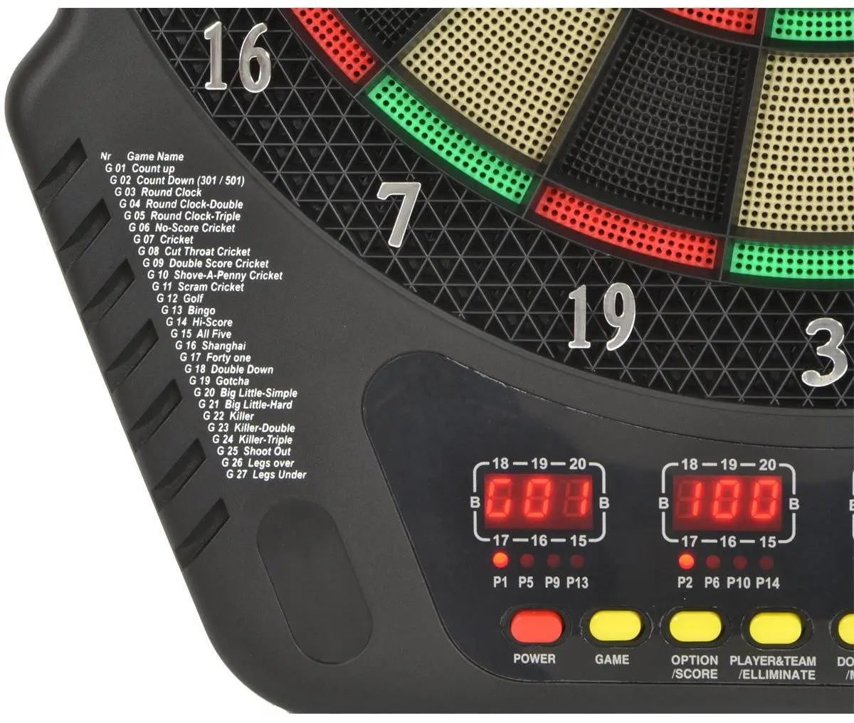 Электронный дартс Enero 1029542 (Black) - 2