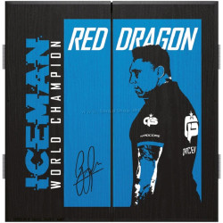 Dulap pentru darts Red Dragon Darts Gerwyn Iceman Price (Black/Blue)