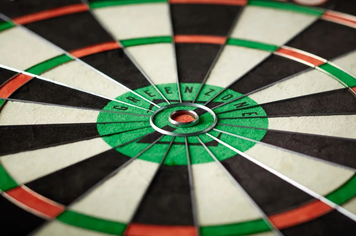 Darts Winmau Blade 5 Green Zone (Black)