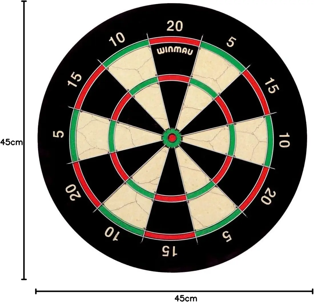 Darts Winmau Steeltip London Wide Fives (Black)