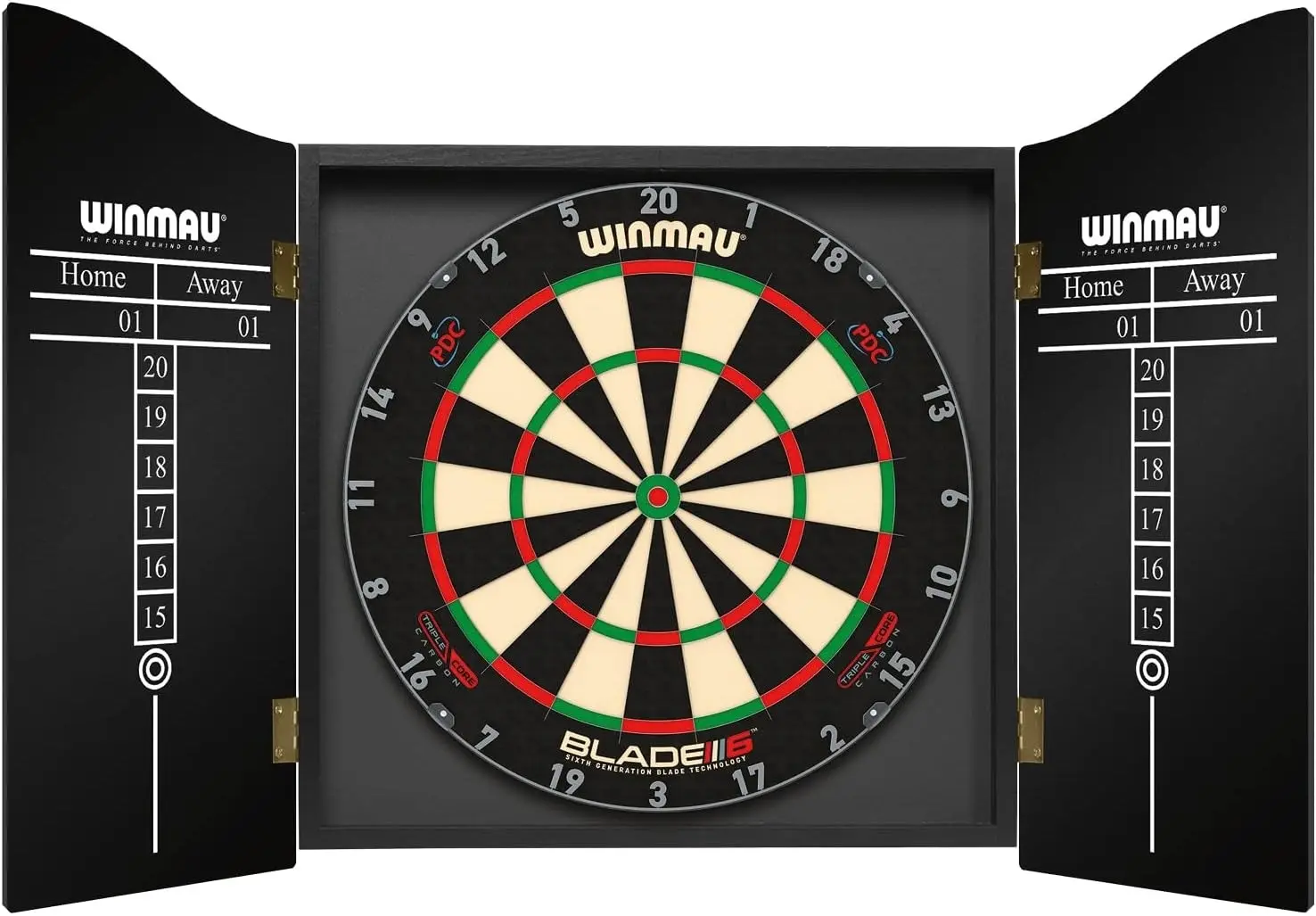 Dulap pentru darts Winmau Man Cave Deluxe (Black)