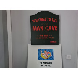 Dulap pentru darts Winmau Man Cave Deluxe (Black) Thumb