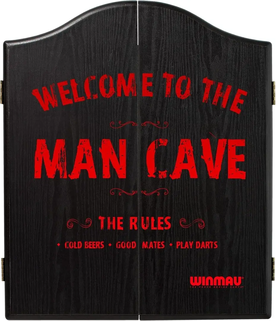 Dulap pentru darts Winmau Man Cave Deluxe (Black)