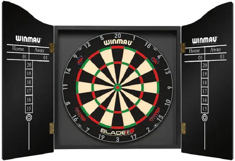 Dulap pentru darts Winmau Rosewood Effect Deluxe (Bordeaux)
