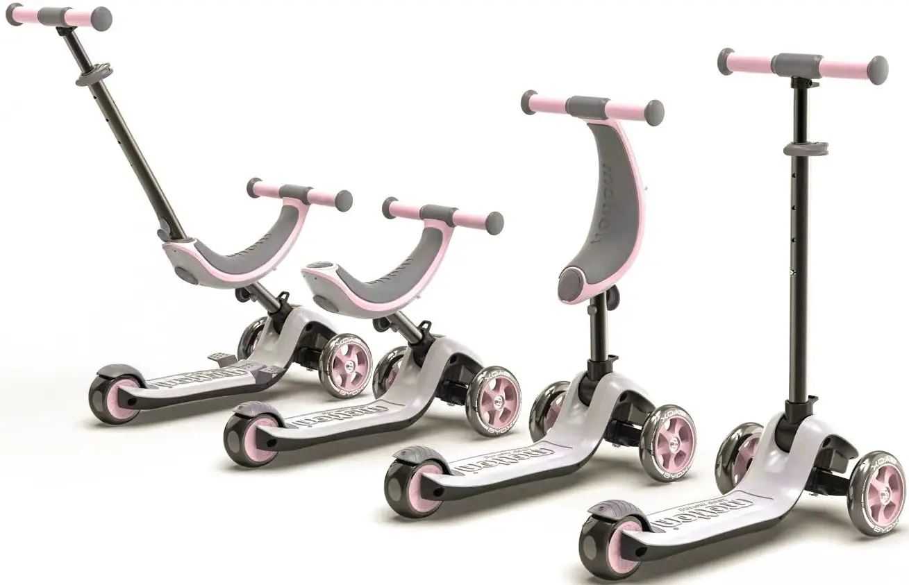 Самокат 4в1 Byox Motion (Pink/Grey)