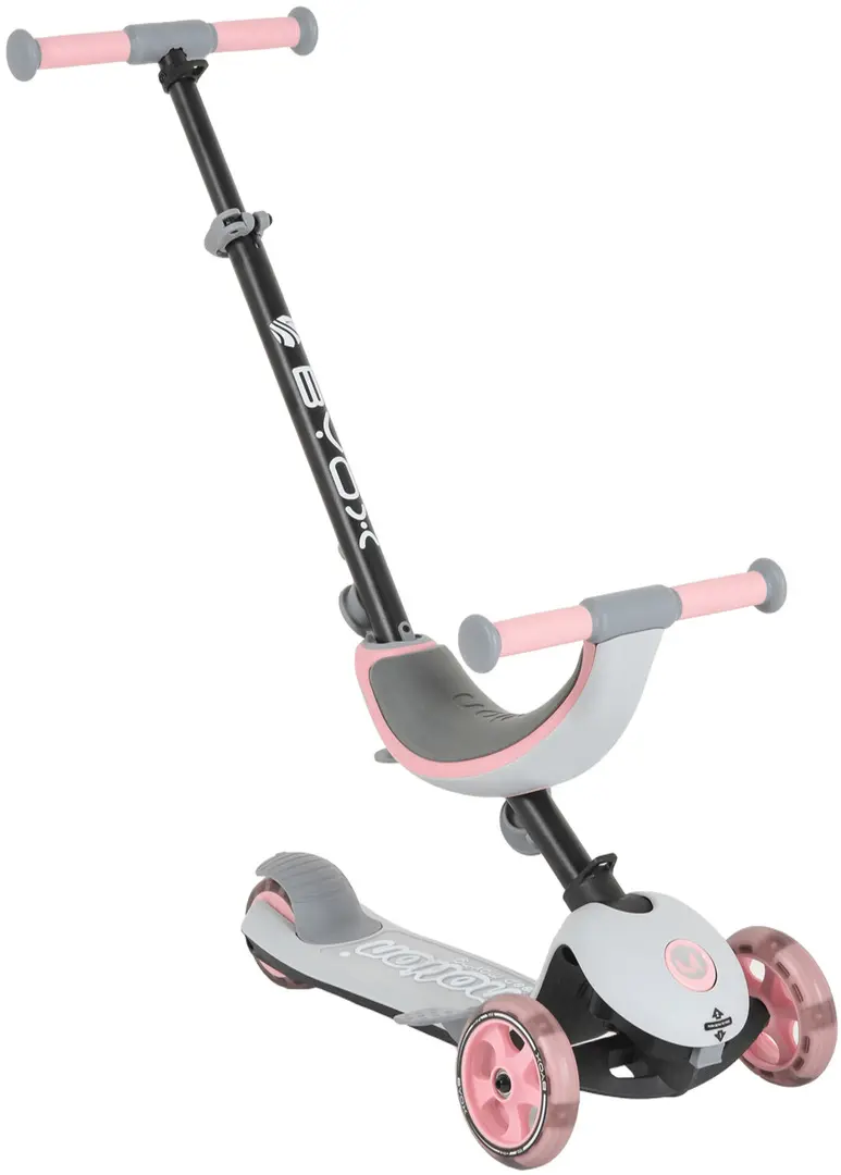 Самокат 4в1 Byox Motion (Pink/Grey)