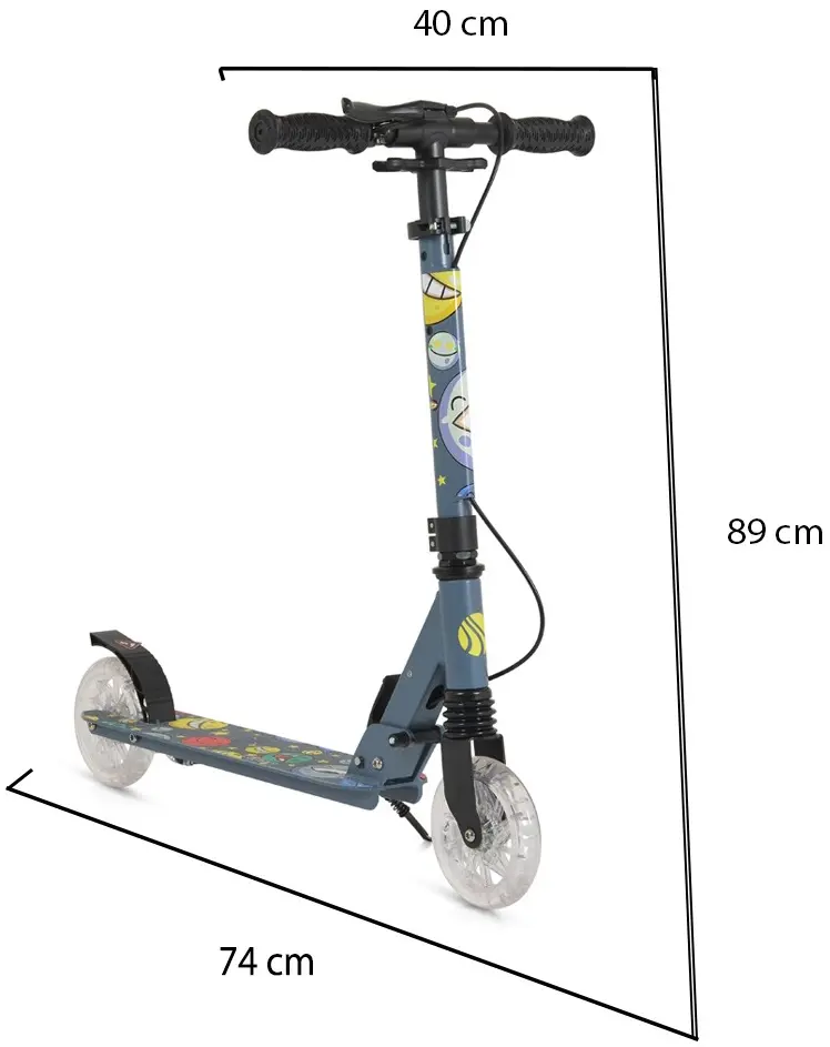 Trotineta Byox Snazzy (Grey)