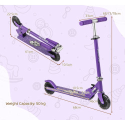 Trotineta Costway SP38425ZS (Purple) Thumb