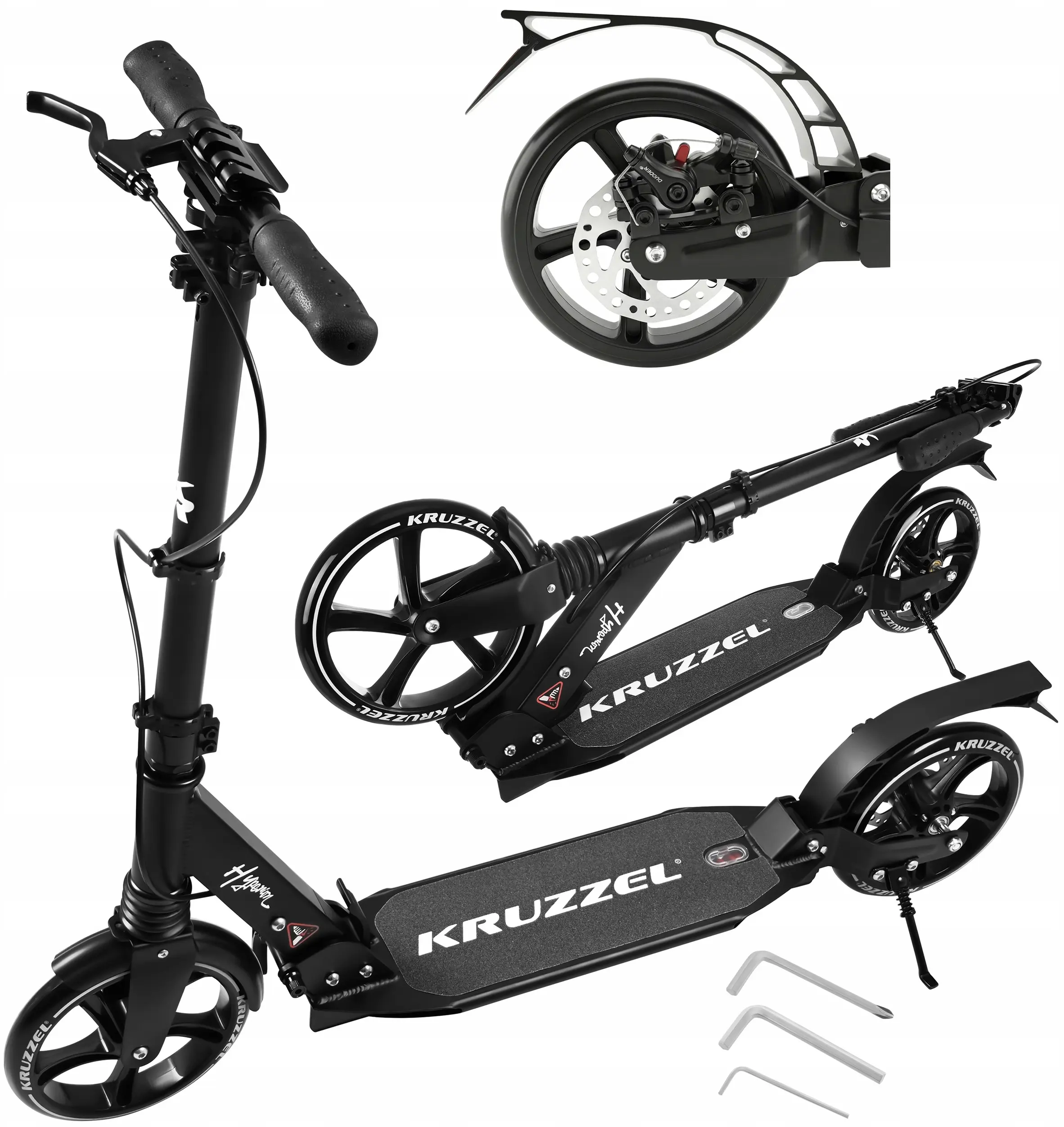 Самокат Kruzzel Hyperion B 26142 (Black) - 4