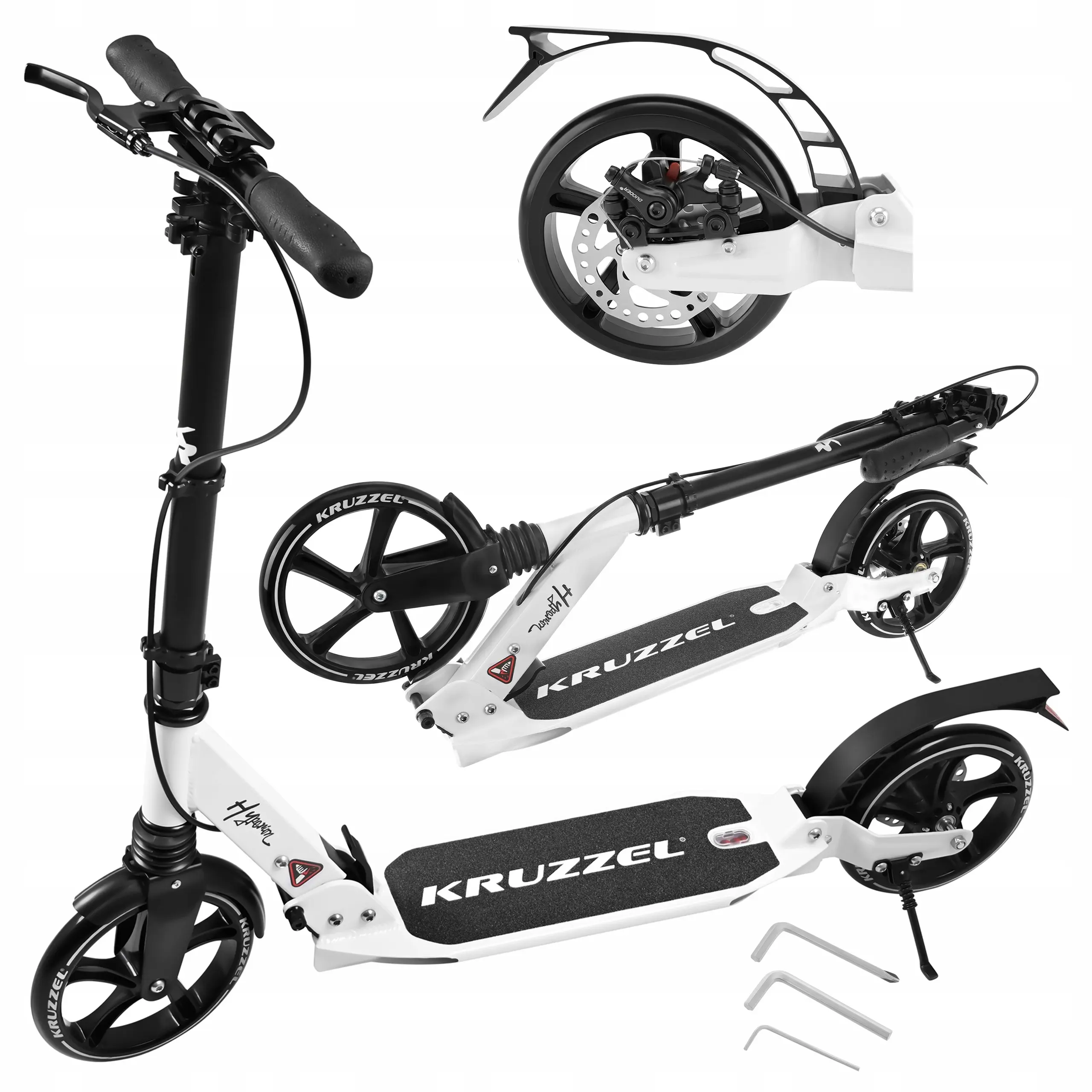 Самокат Kruzzel Hyperion W 26141 (White) - 2