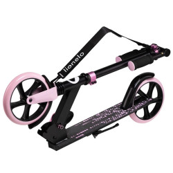 Trotineta Lionelo Luca (Black Carbon/Pink) Thumb
