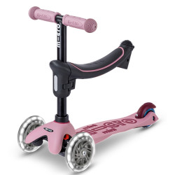 Trotineta 6in1 Micro Mini Rock&Go Deluxe LED (Dusty Rose) Thumb