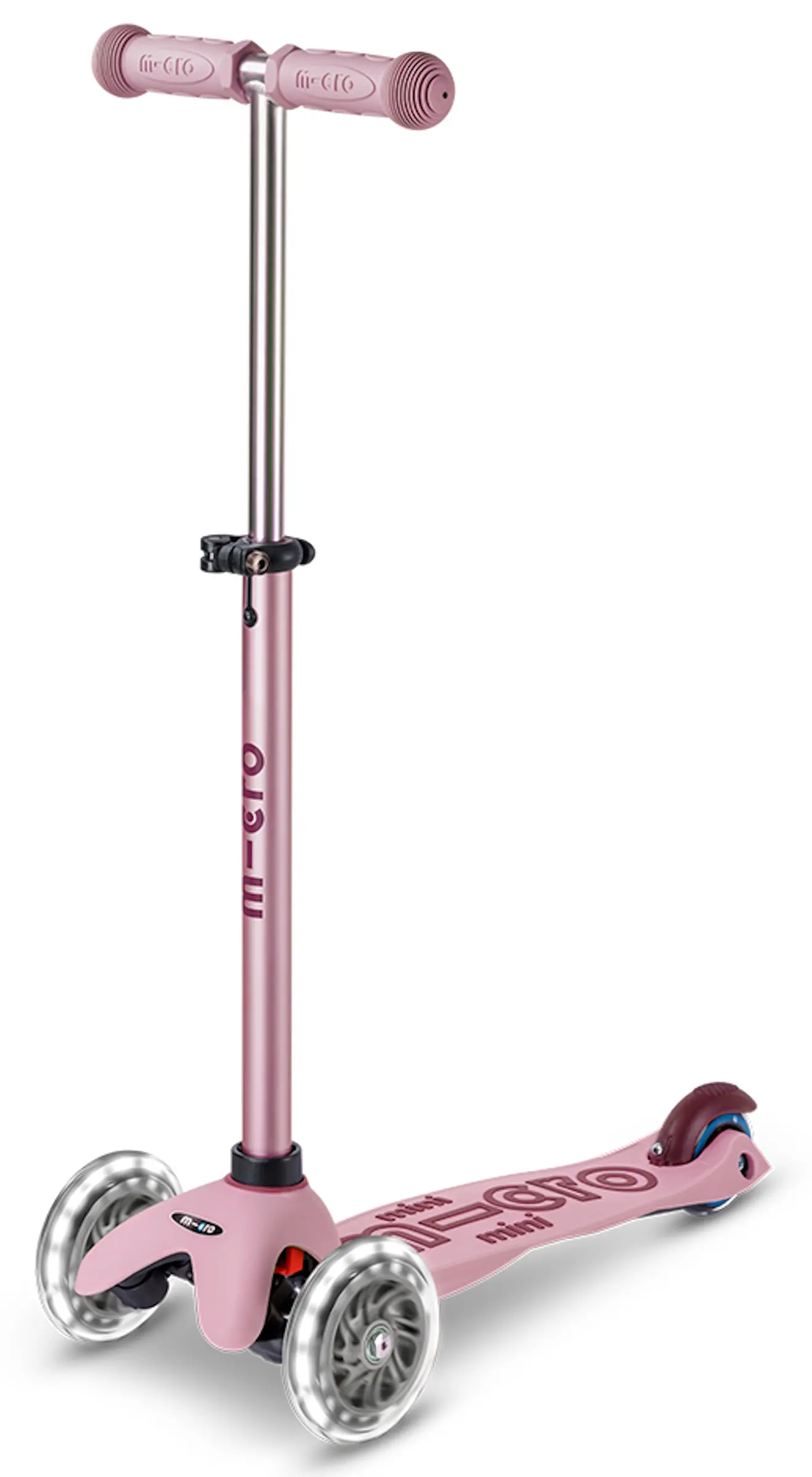Trotineta 6in1 Micro Mini Rock&Go Deluxe LED (Dusty Rose) - 3