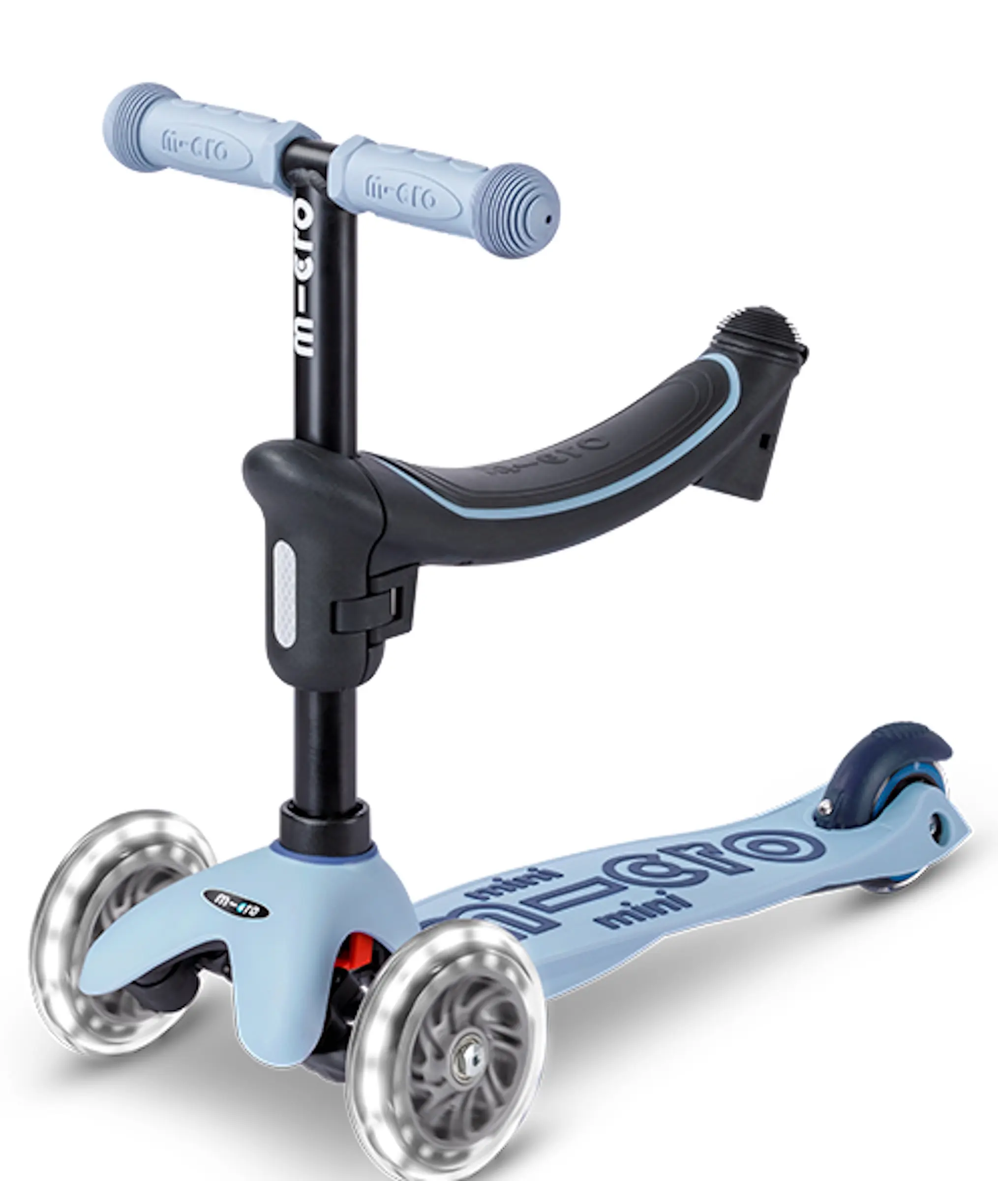 Trotineta 6in1 Micro Mini Rock&Go Deluxe LED (Ocean Slate) - 2