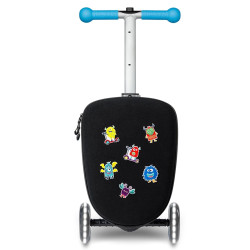 Самокат Micro Luggage Junior Patch & Play (Blue) Thumb
