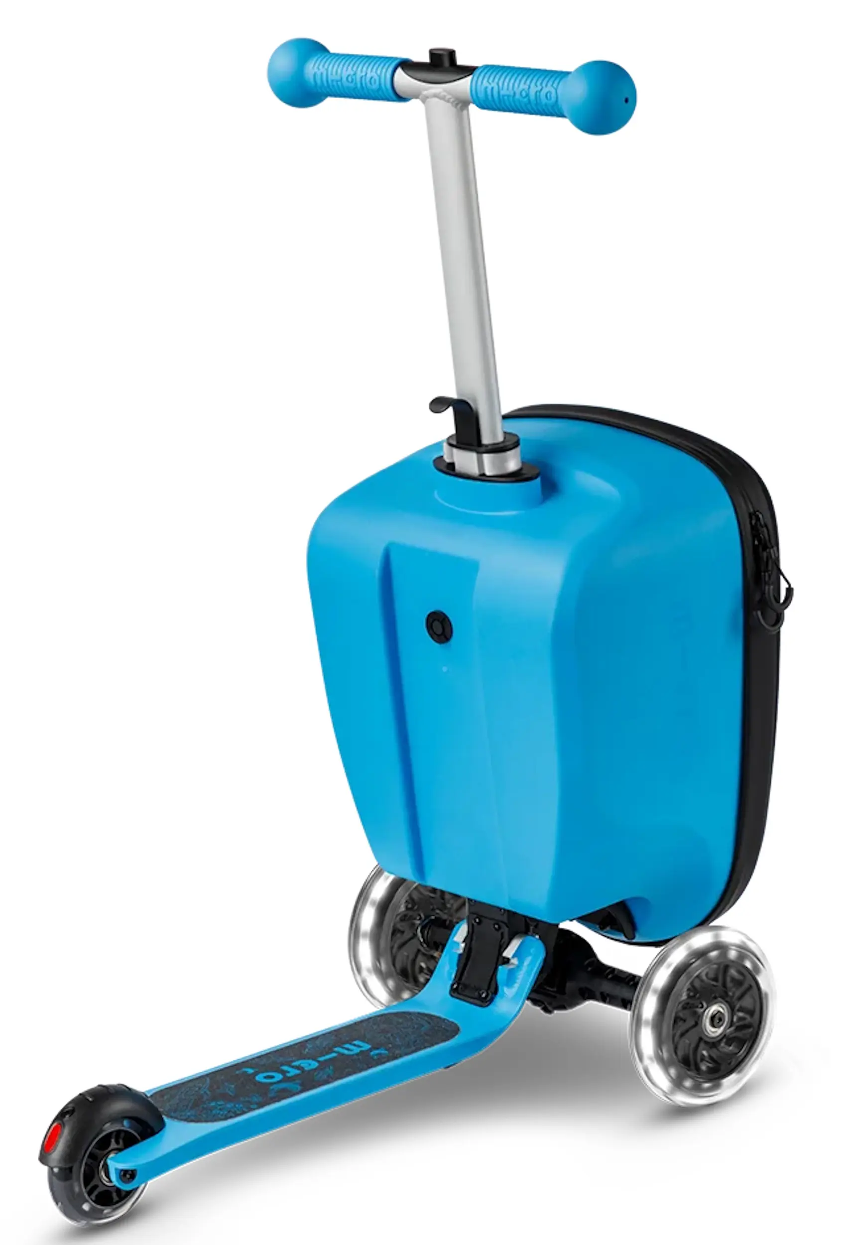 Самокат Micro Luggage Junior Patch & Play (Blue) - 4