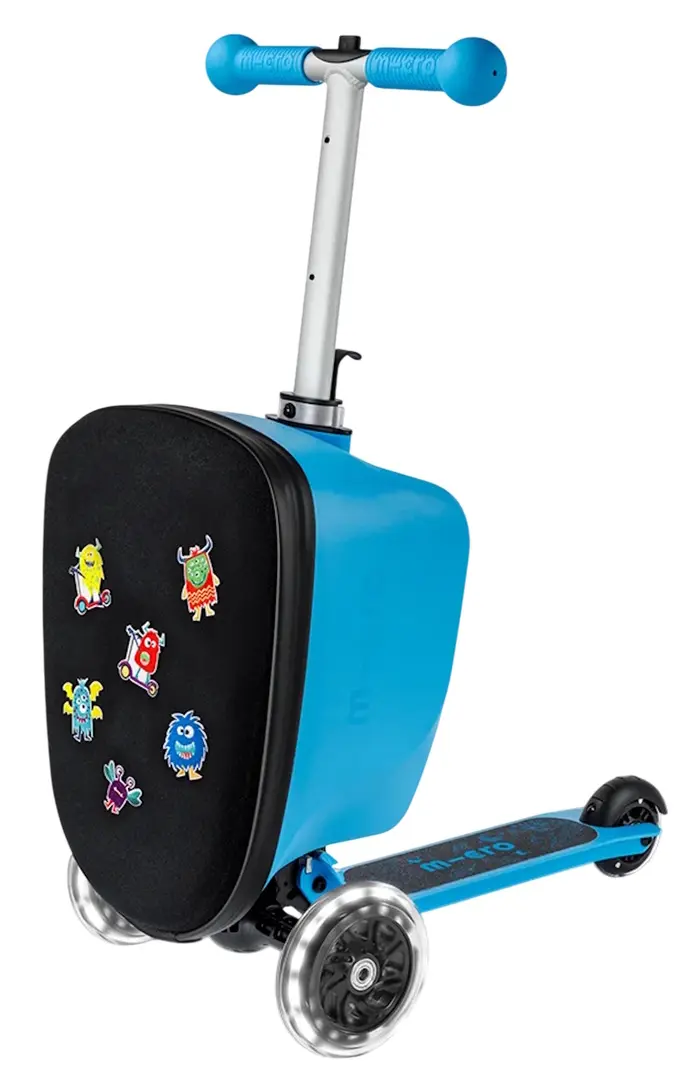 Самокат Micro Luggage Junior Patch & Play (Blue)