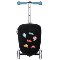 Trotineta Micro Luggage Junior Patch & Play (Frosty Blue)
