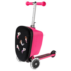 Trotineta Micro Luggage Junior Patch & Play (Pink)