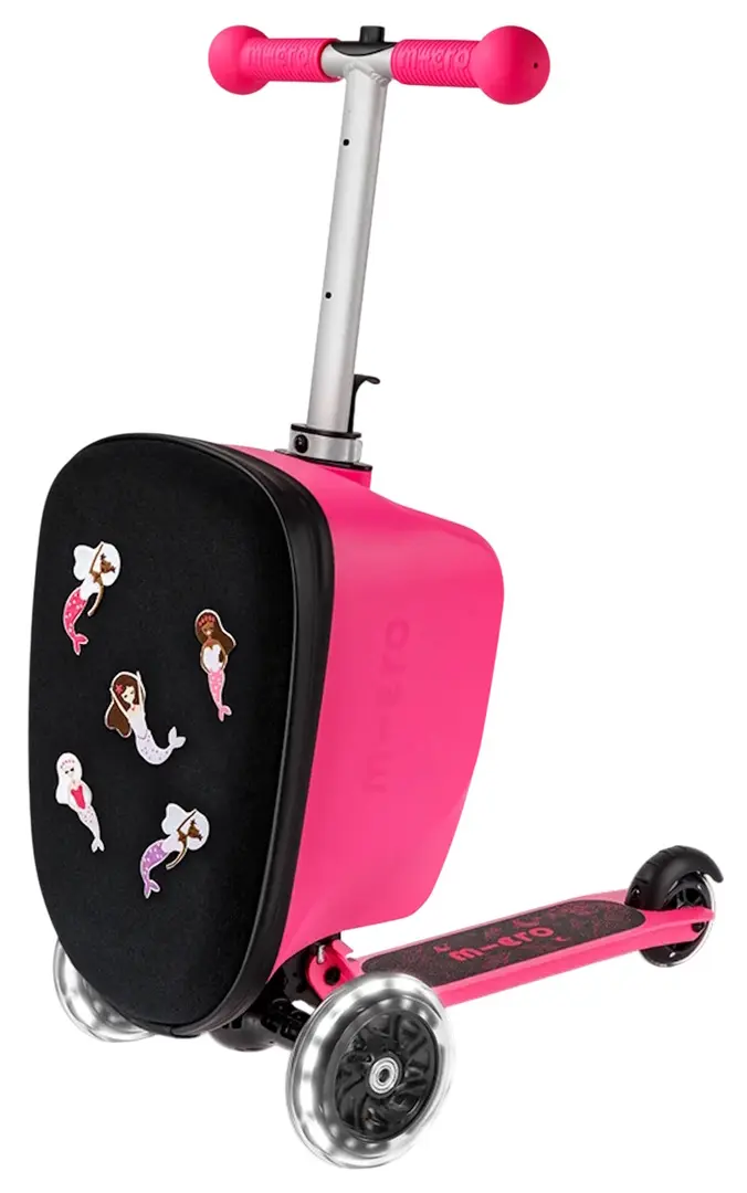 Trotineta Micro Luggage Junior Patch & Play (Pink)
