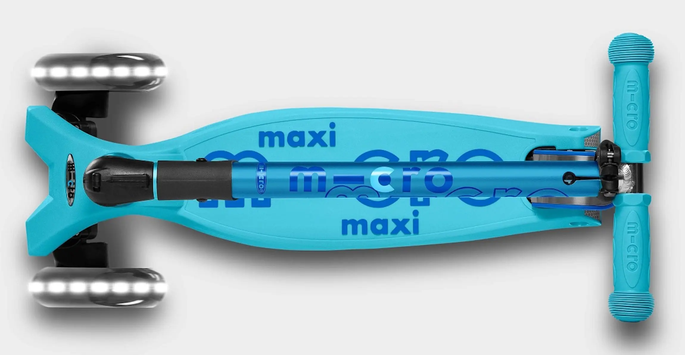 Самокат Micro Maxi Deluxe Foldable LED (Bright Blue) - 3