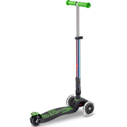 Trotineta Micro Maxi Deluxe Foldable LED (Neochrome Green) Thumb