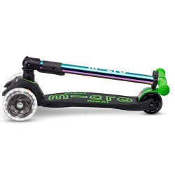 Trotineta Micro Maxi Deluxe Foldable LED (Neochrome Green) Thumb