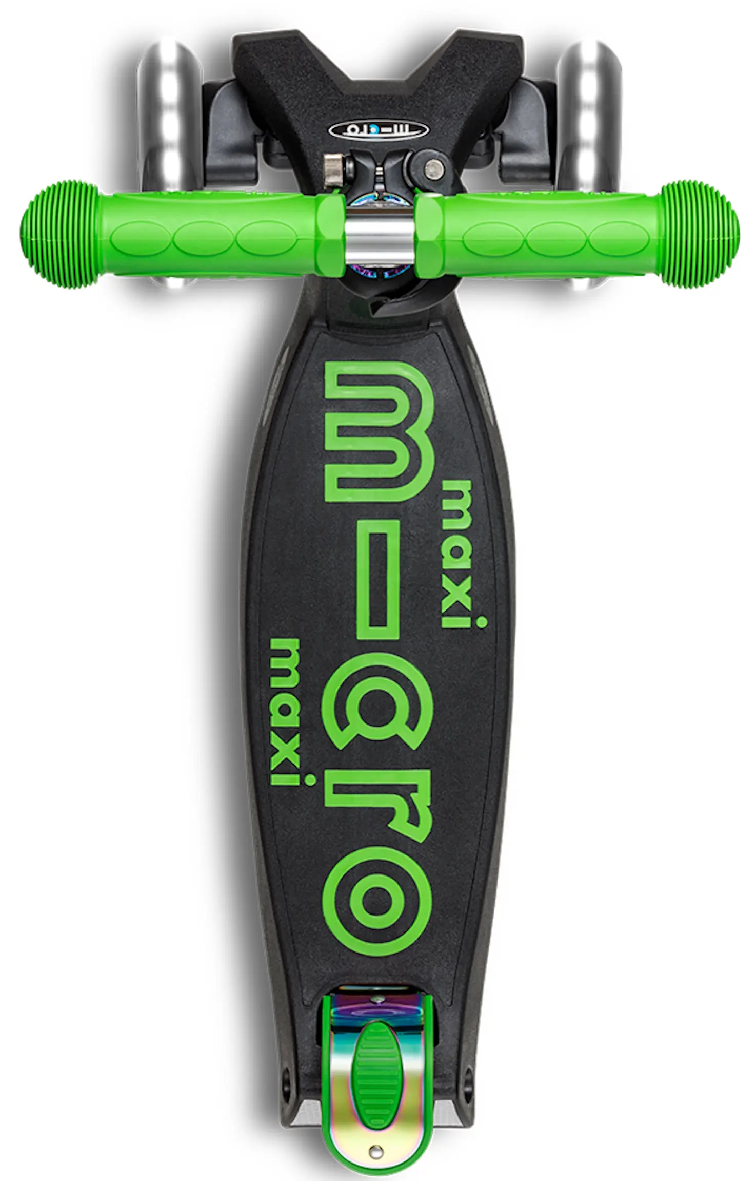 Trotineta Micro Maxi Deluxe Foldable LED (Neochrome Green) - 5
