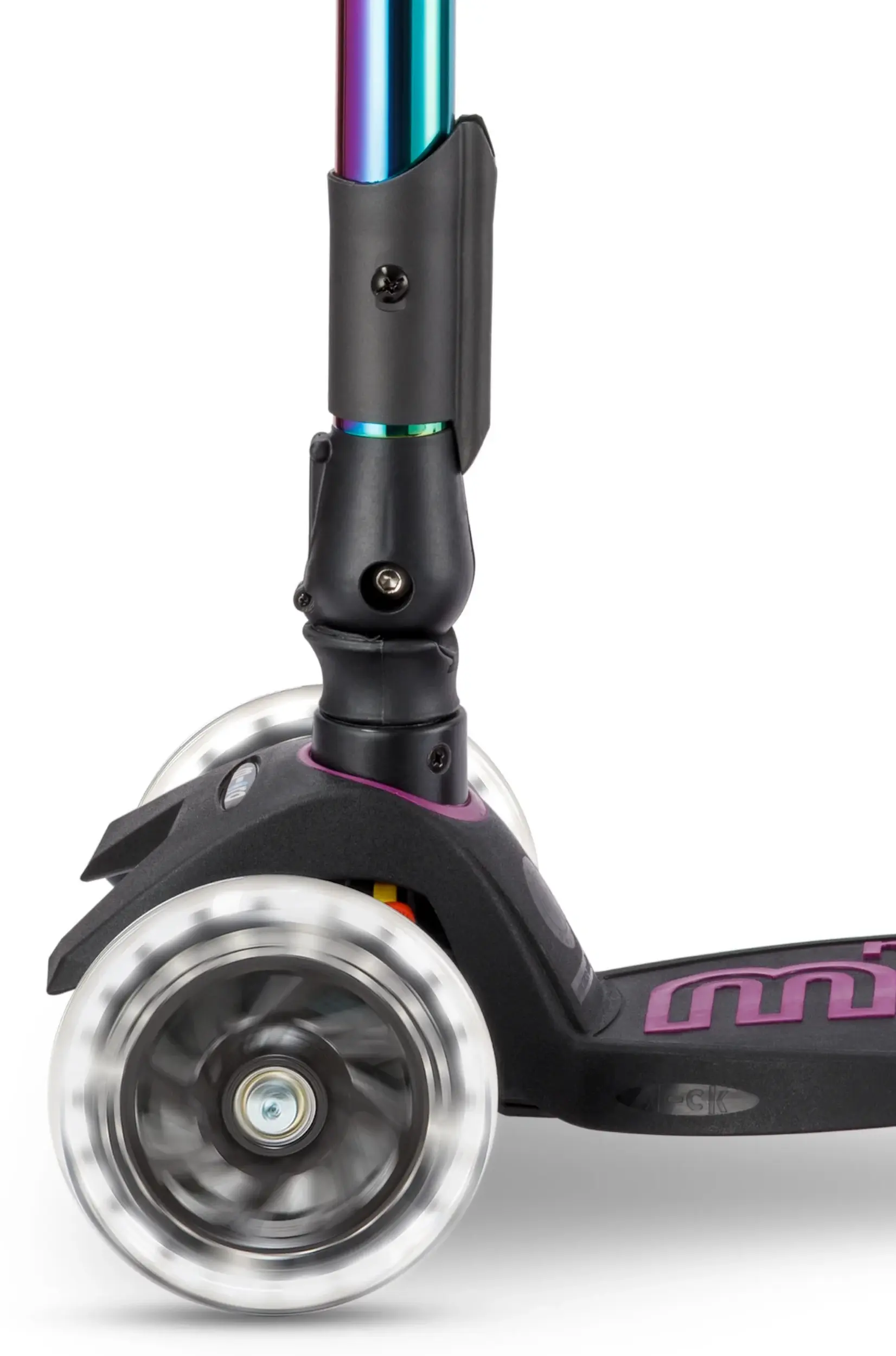 Trotineta Micro Maxi Deluxe Foldable LED (Neochrome Purple) - 2