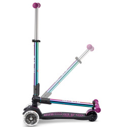 Trotineta Micro Maxi Deluxe Foldable LED (Neochrome Purple) Thumb
