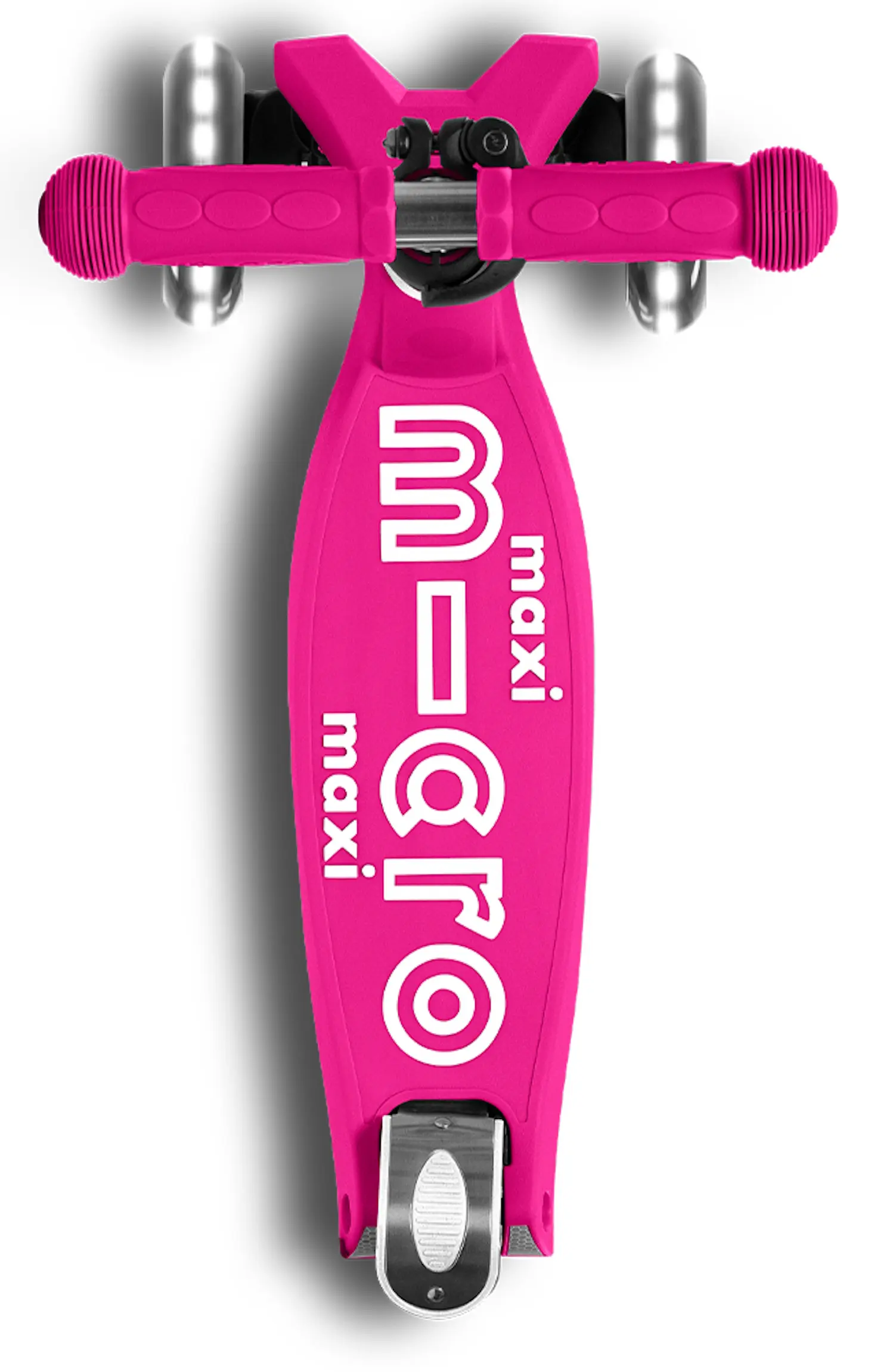 Самокат Micro Maxi Deluxe Foldable LED (Shocking Pink) - 2