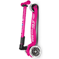 Самокат Micro Maxi Deluxe Foldable LED (Shocking Pink) Thumb