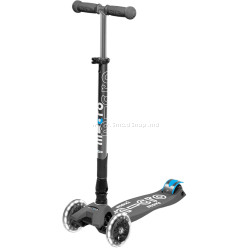 Trotineta Micro Maxi Deluxe Foldable LED (Volcano Grey)