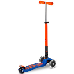 Trotineta Micro Maxi Deluxe Foldable Neon LED (Blaze Orange) Thumb