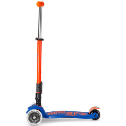 Trotineta Micro Maxi Deluxe Foldable Neon LED (Blaze Orange) Thumb