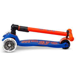 Trotineta Micro Maxi Deluxe Foldable Neon LED (Blaze Orange) Thumb