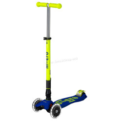 Trotineta Micro Maxi Deluxe Foldable Neon LED (Canary Yellow)