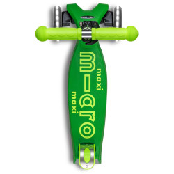 Самокат Micro Maxi Deluxe Foldable Neon LED (Parrot Green) Thumb