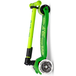 Самокат Micro Maxi Deluxe Foldable Neon LED (Parrot Green) Thumb