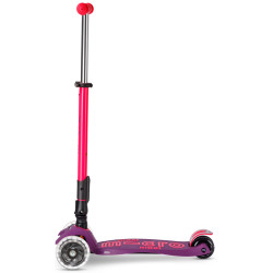 Trotineta Micro Maxi Deluxe Foldable Neon LED (Ultra Pink) Thumb