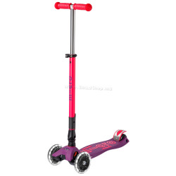 Trotineta Micro Maxi Deluxe Foldable Neon LED (Ultra Pink)