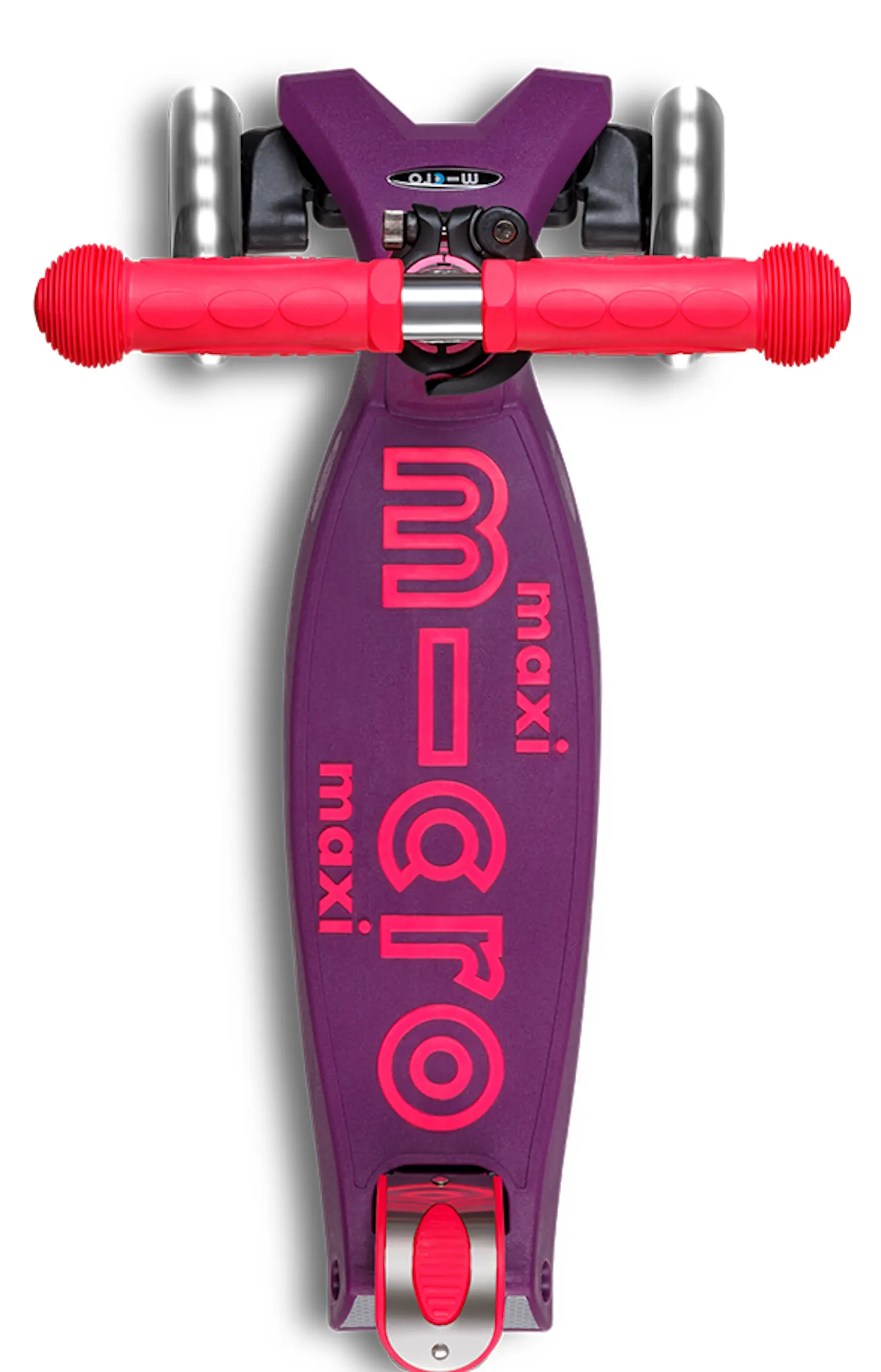 Trotineta Micro Maxi Deluxe Foldable Neon LED (Ultra Pink) - 4