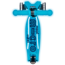 Trotineta Micro Maxi Deluxe Glow LED Plus (Crystal Blue) Thumb