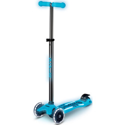 Trotineta Micro Maxi Deluxe Glow LED Plus (Crystal Blue) Thumb
