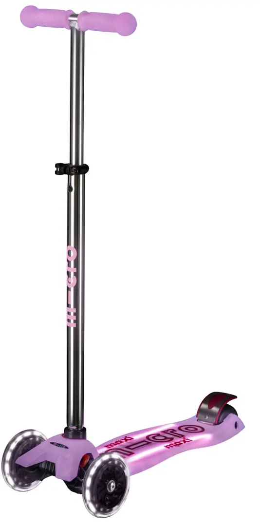 Trotineta Micro Maxi Deluxe Glow LED Plus (Luminous Purple)